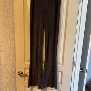 aerie Gray Flare Pants